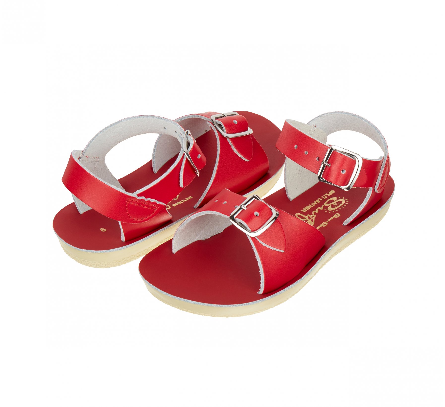 Surfer Red Kids Sandals - Salt Water Sandals