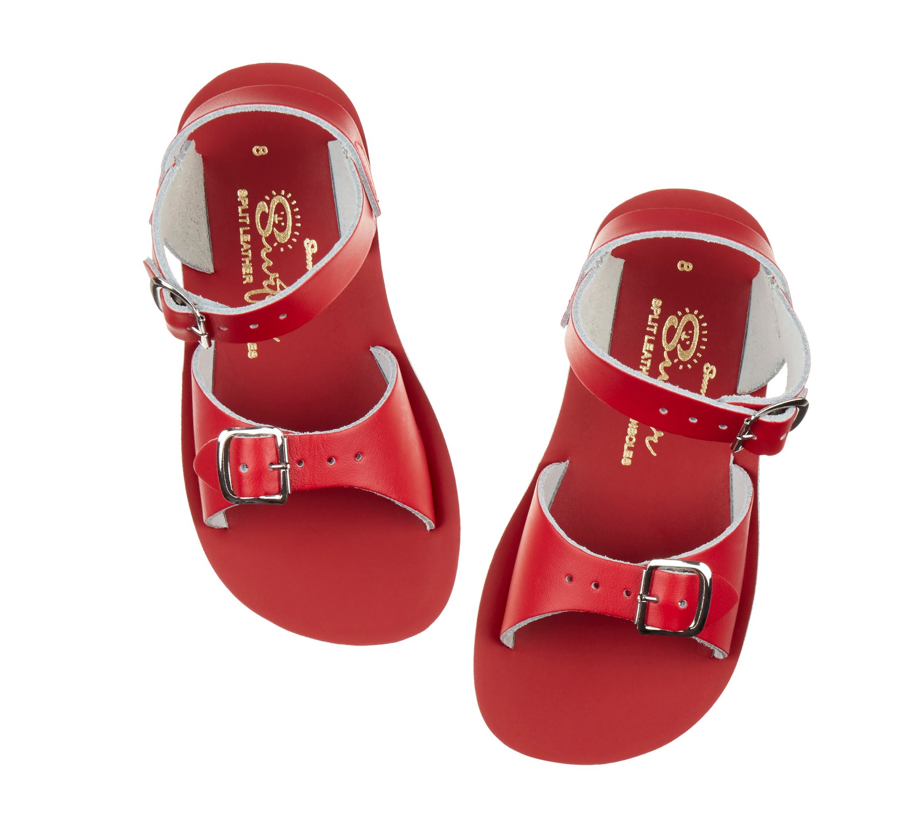 Surfer Red Kids Sandals - Salt Water Sandals
