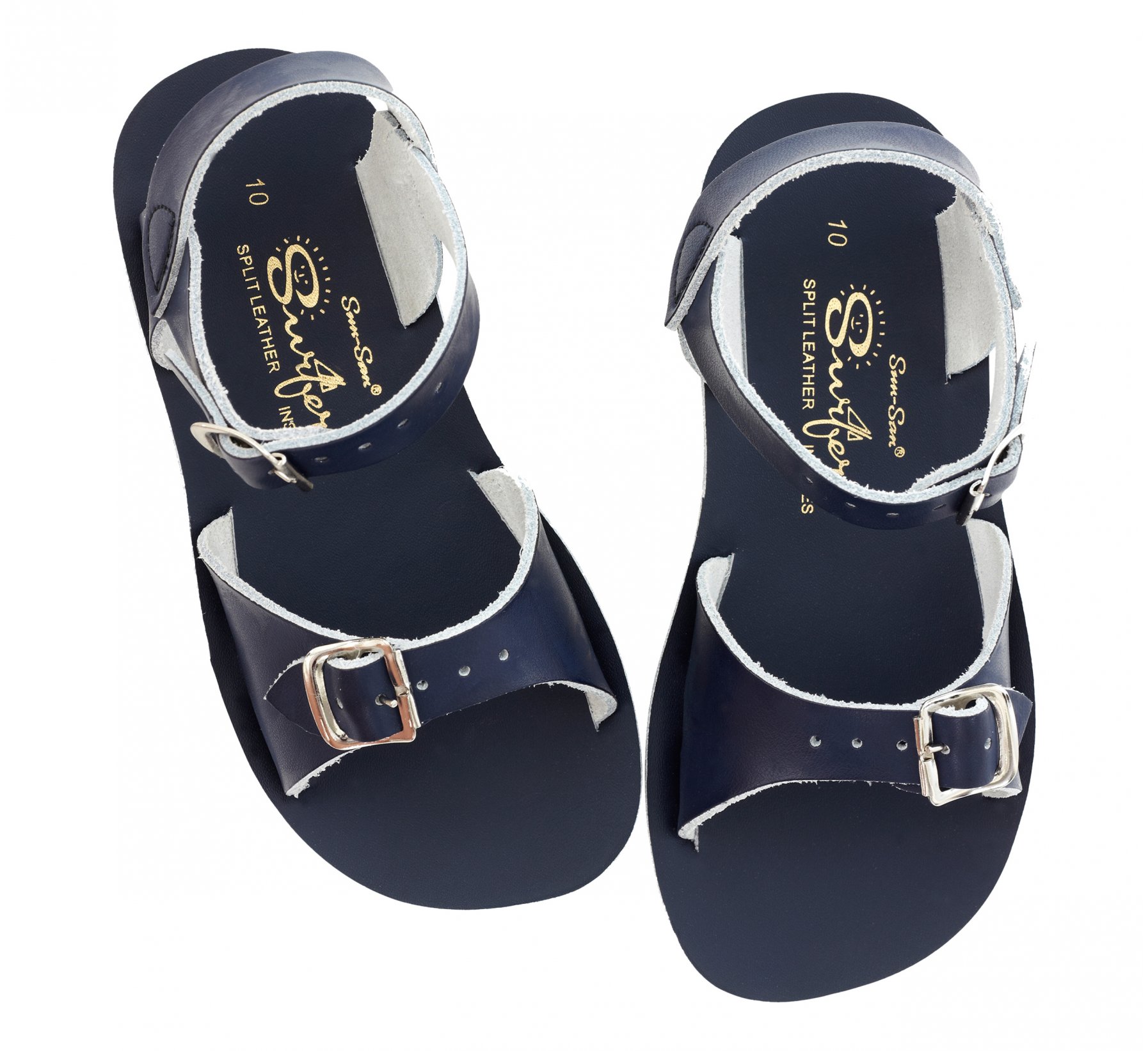 Surfer Navy Kids Sandals - Salt Water Sandals