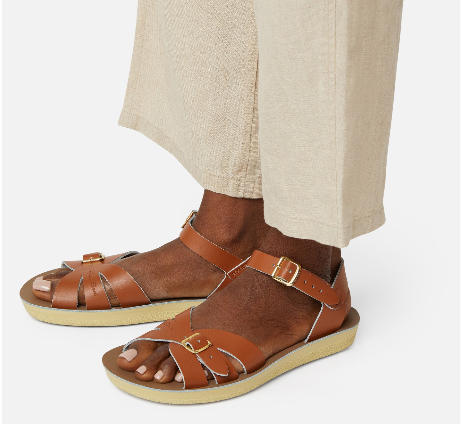 Boardwalk Tan - Salt Water Sandals