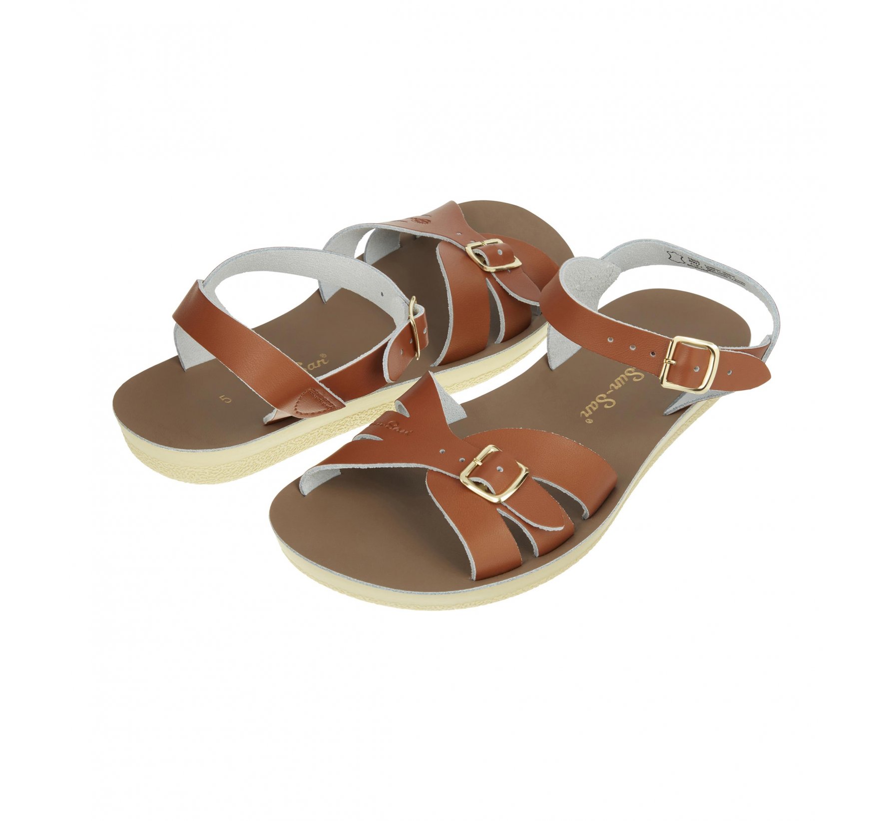 Boardwalk Damens Sandalen in Tan - Salt Water Sandals