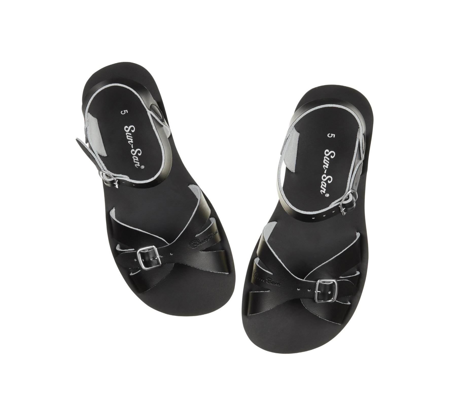 Boardwalk Black Sandal - Salt Water Sandals