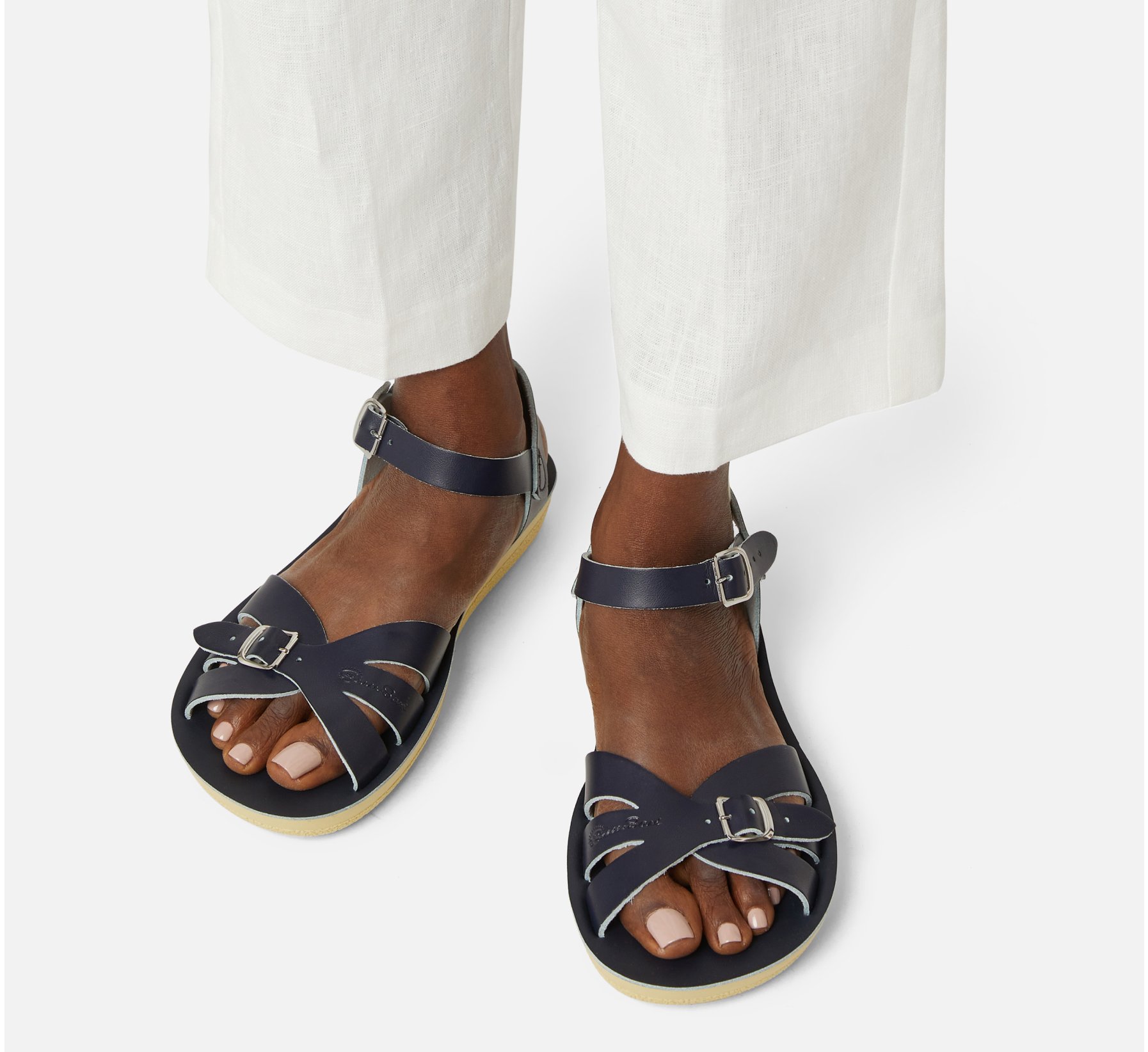 Boardwalk Bleu Marine - Salt Water Sandals