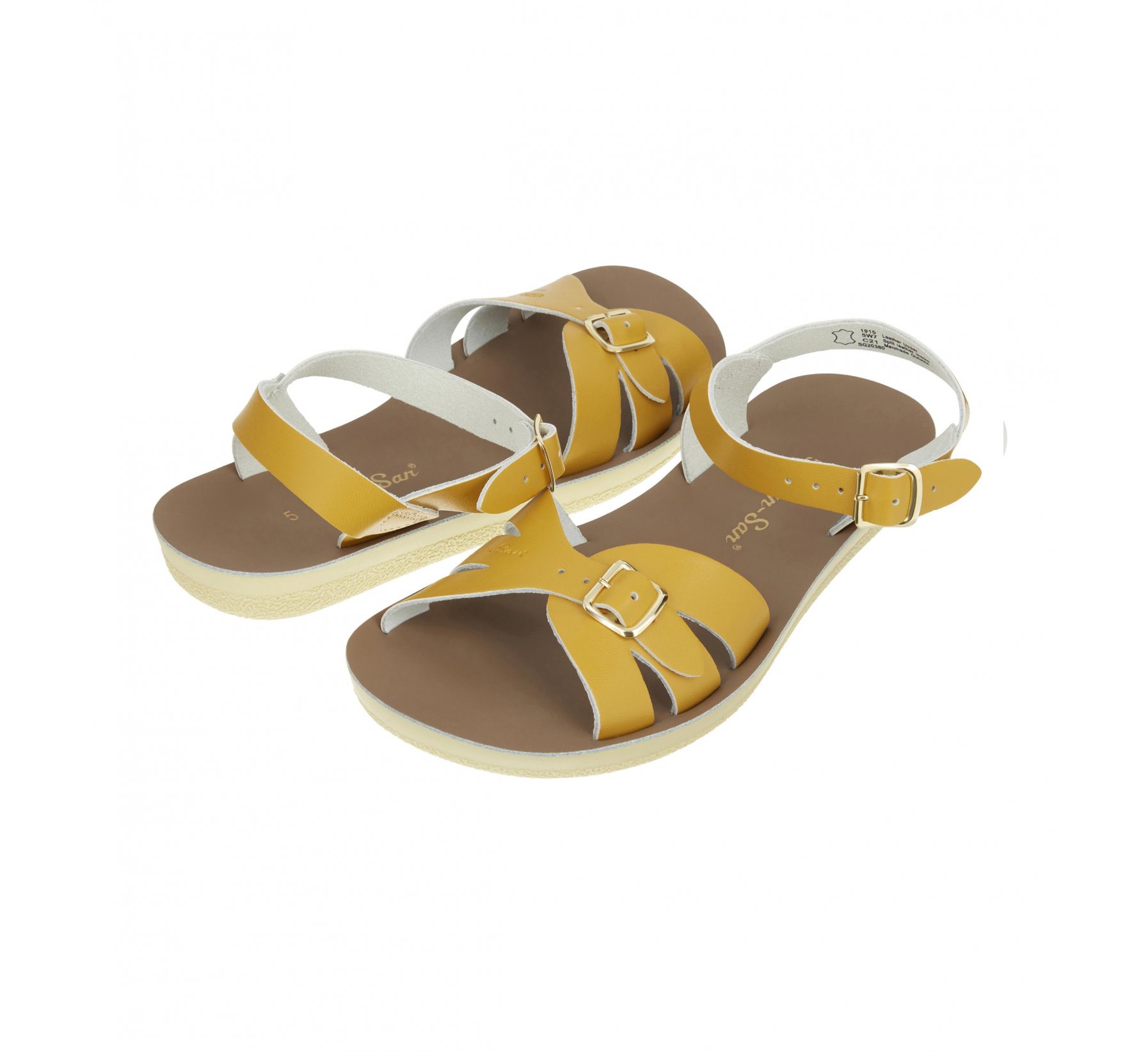 Boardwalk Mustard Sandal - Salt Water Sandals