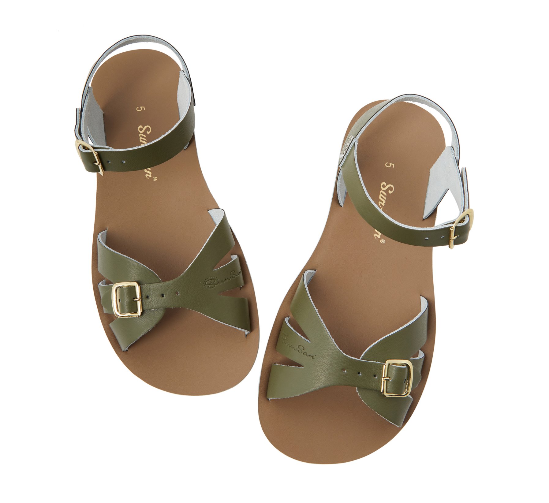 Boardwalk Olive Sandal - Salt Water Sandals