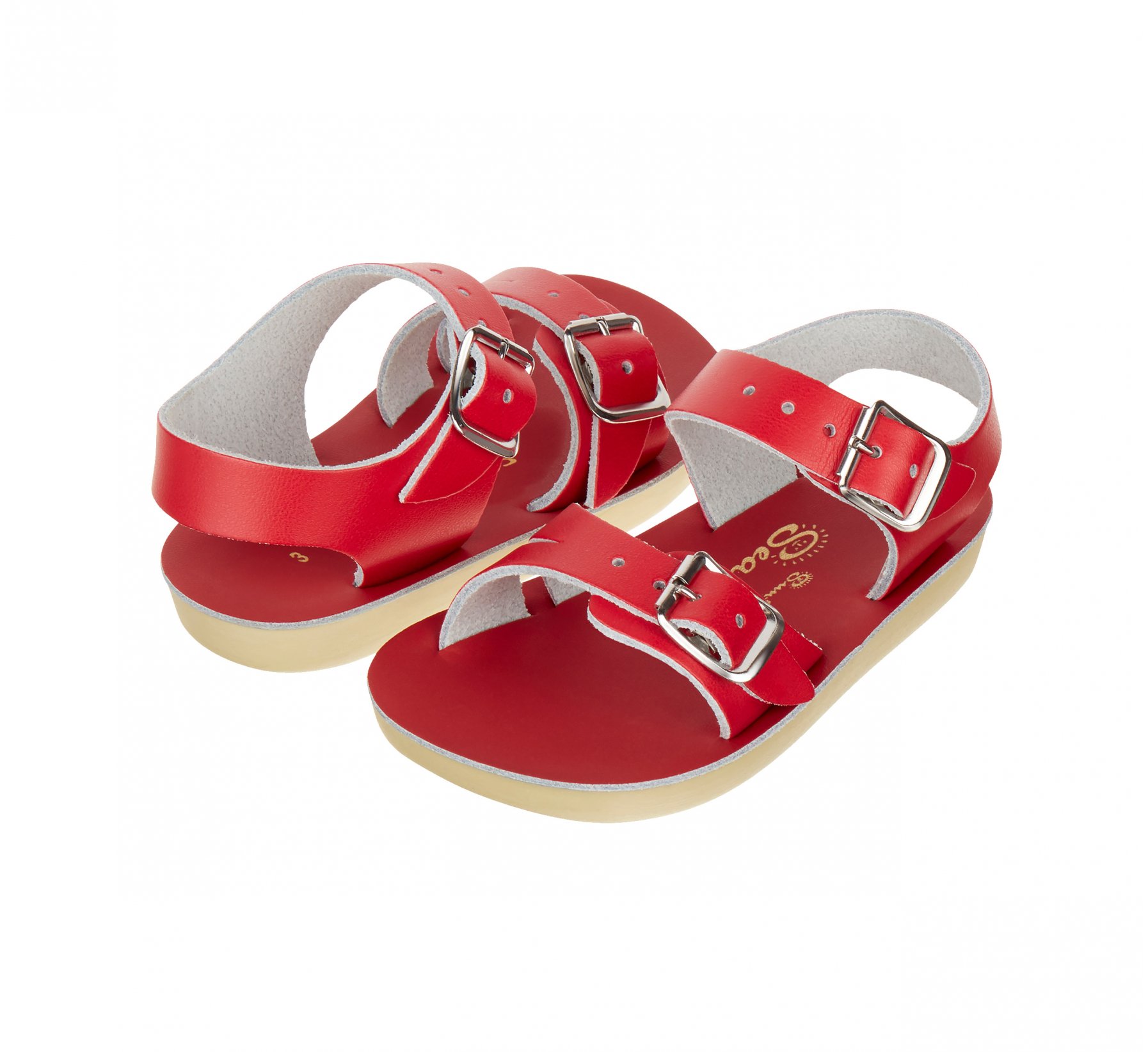 Seawee Red Kids Sandals - Salt Water Sandals