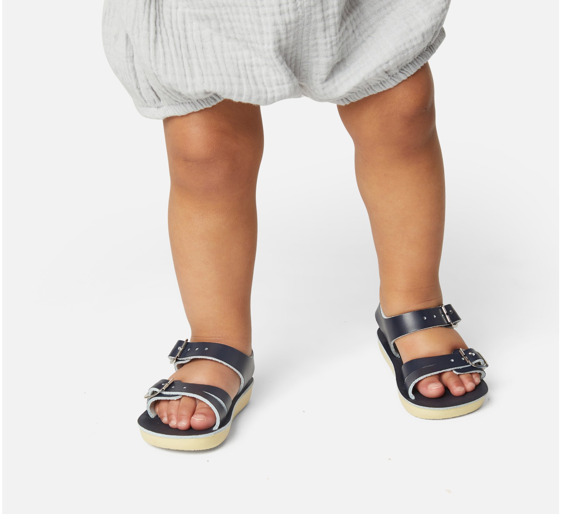 Seawee Navy Kids Sandals - Salt Water Sandals