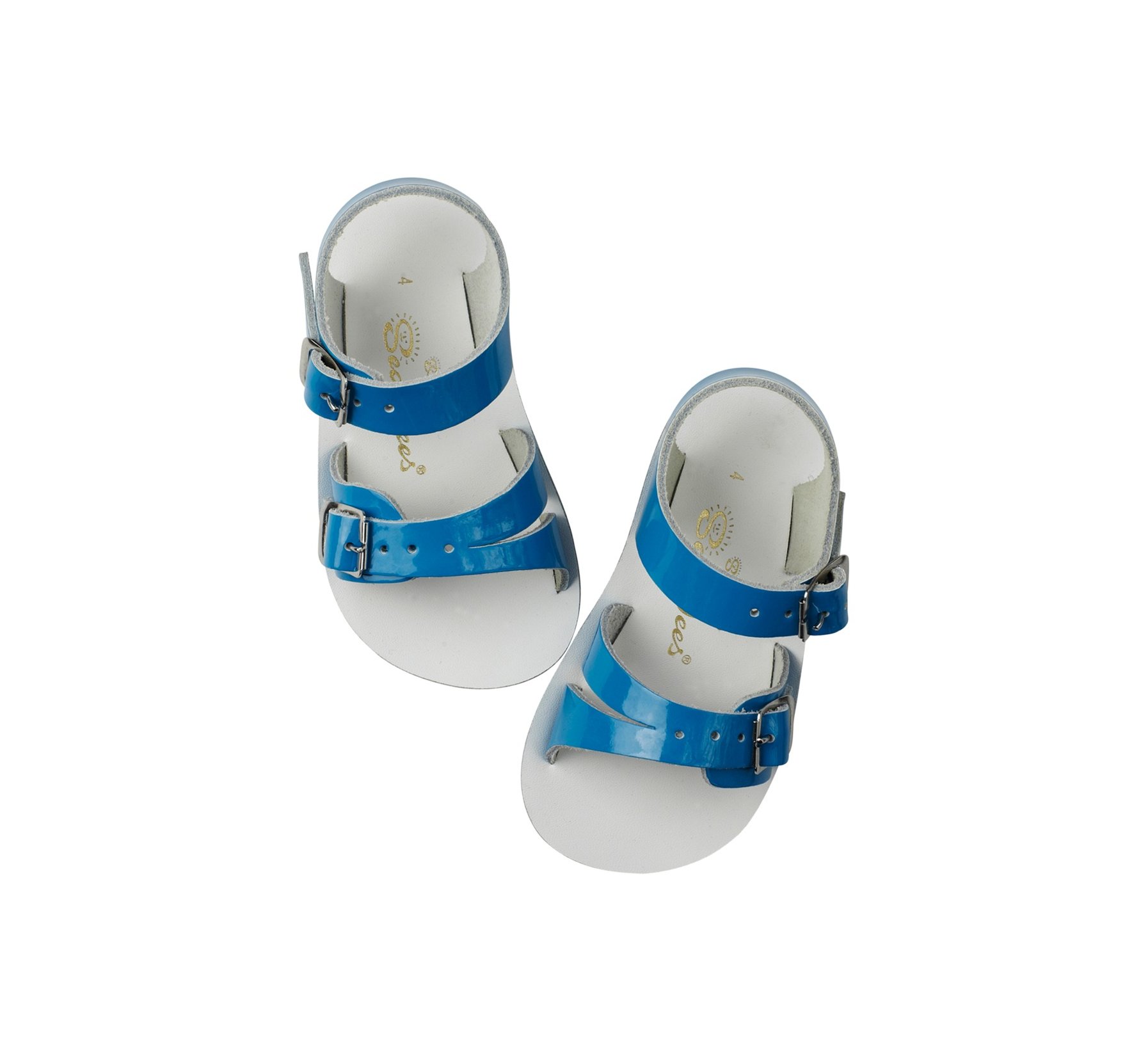 Seawee Shiny Turquoise Kids Sandals - Salt Water Sandals