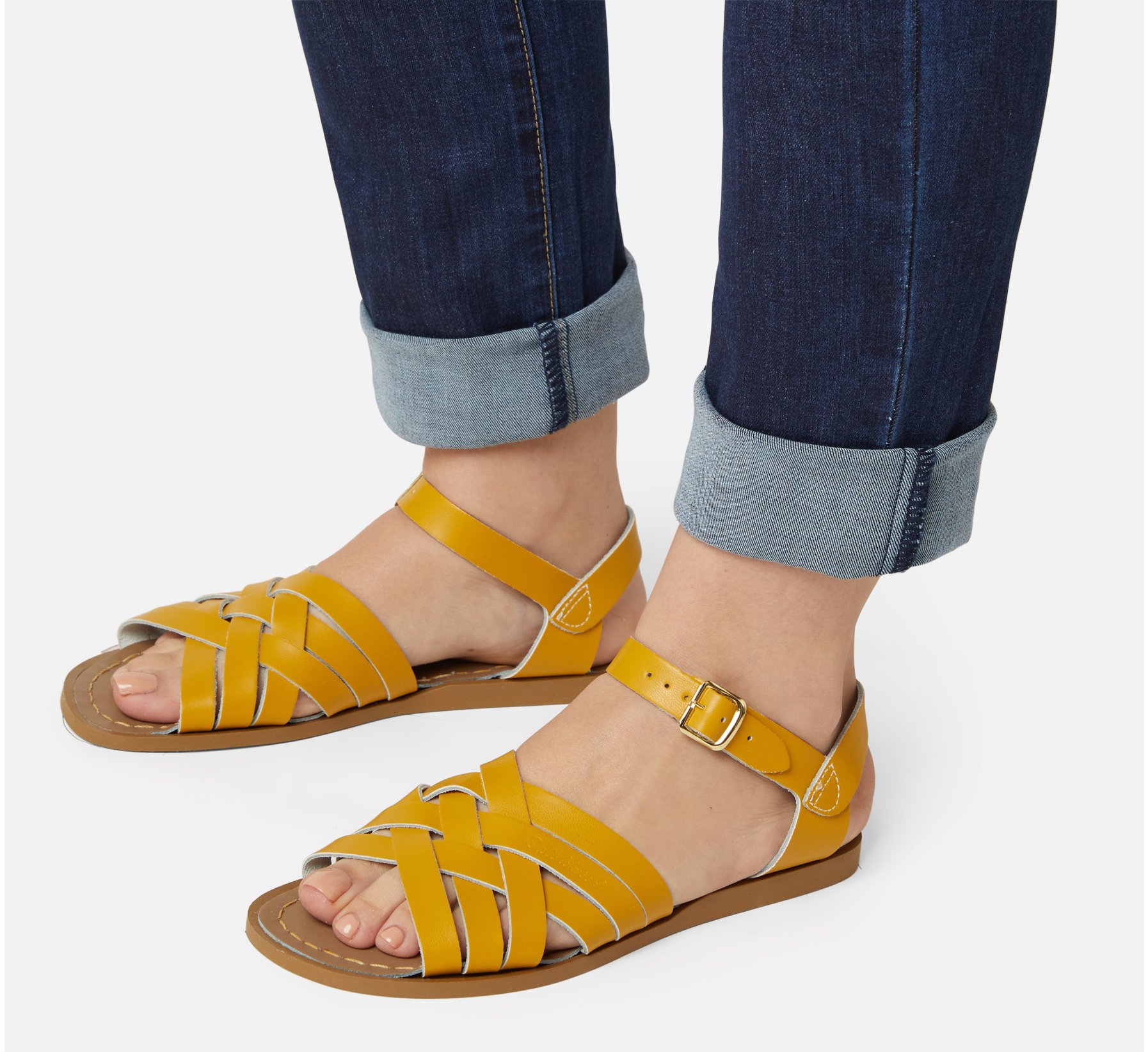 Retro Mustard  - Salt Water Sandals