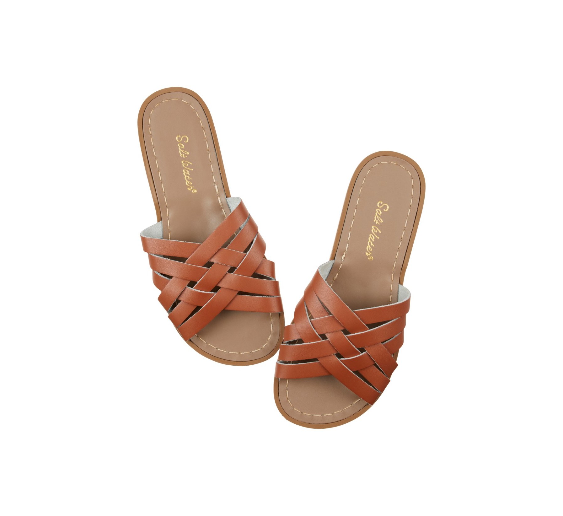 Retro Slide Brun Roux - Salt Water Sandals