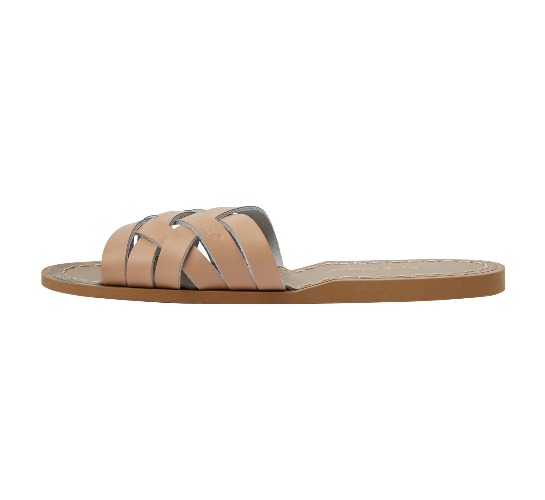 Retro Slide Latte Sandal - Salt Water Sandals