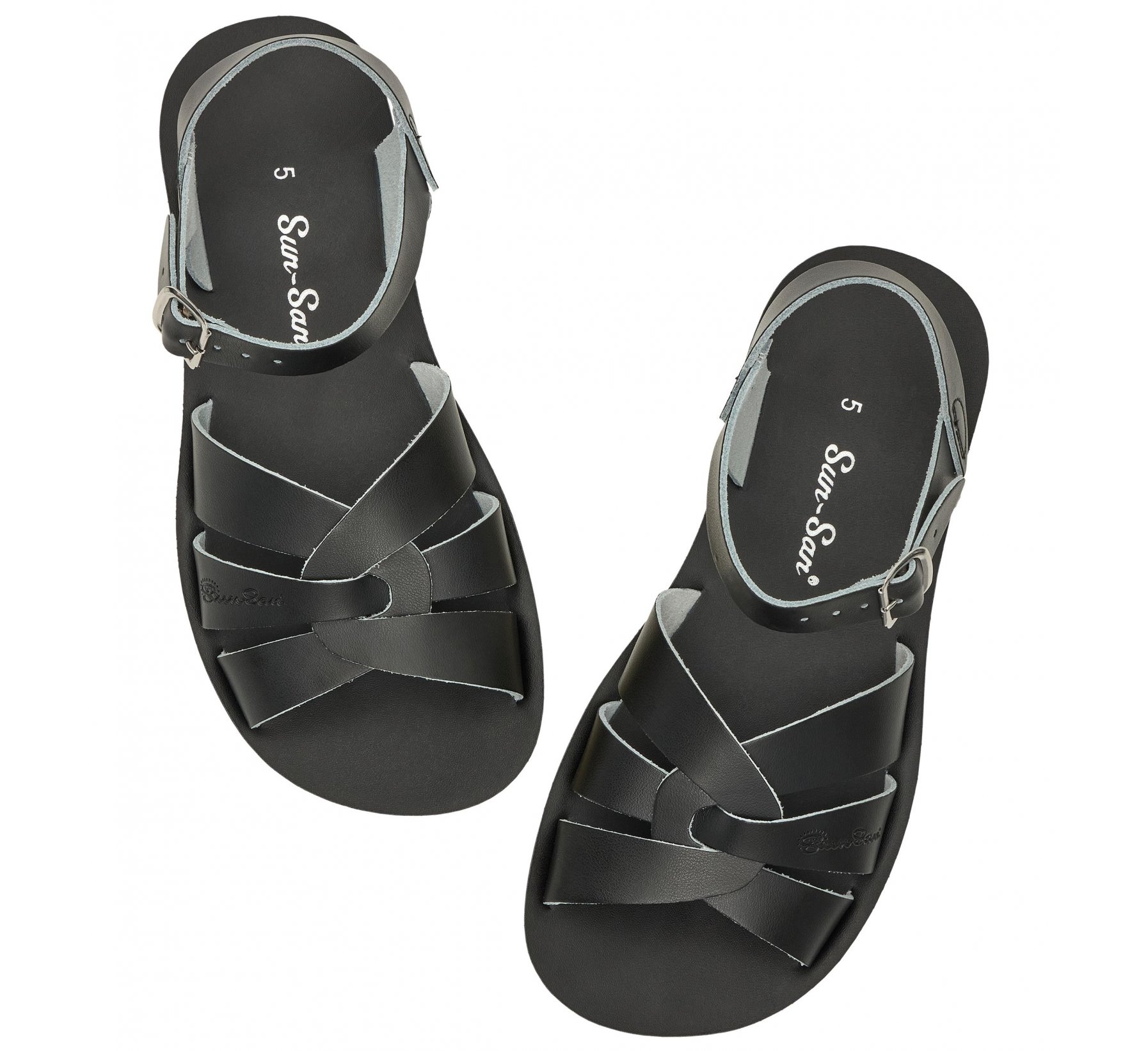 Swimmer Black Sandal - Salt Water Sandals