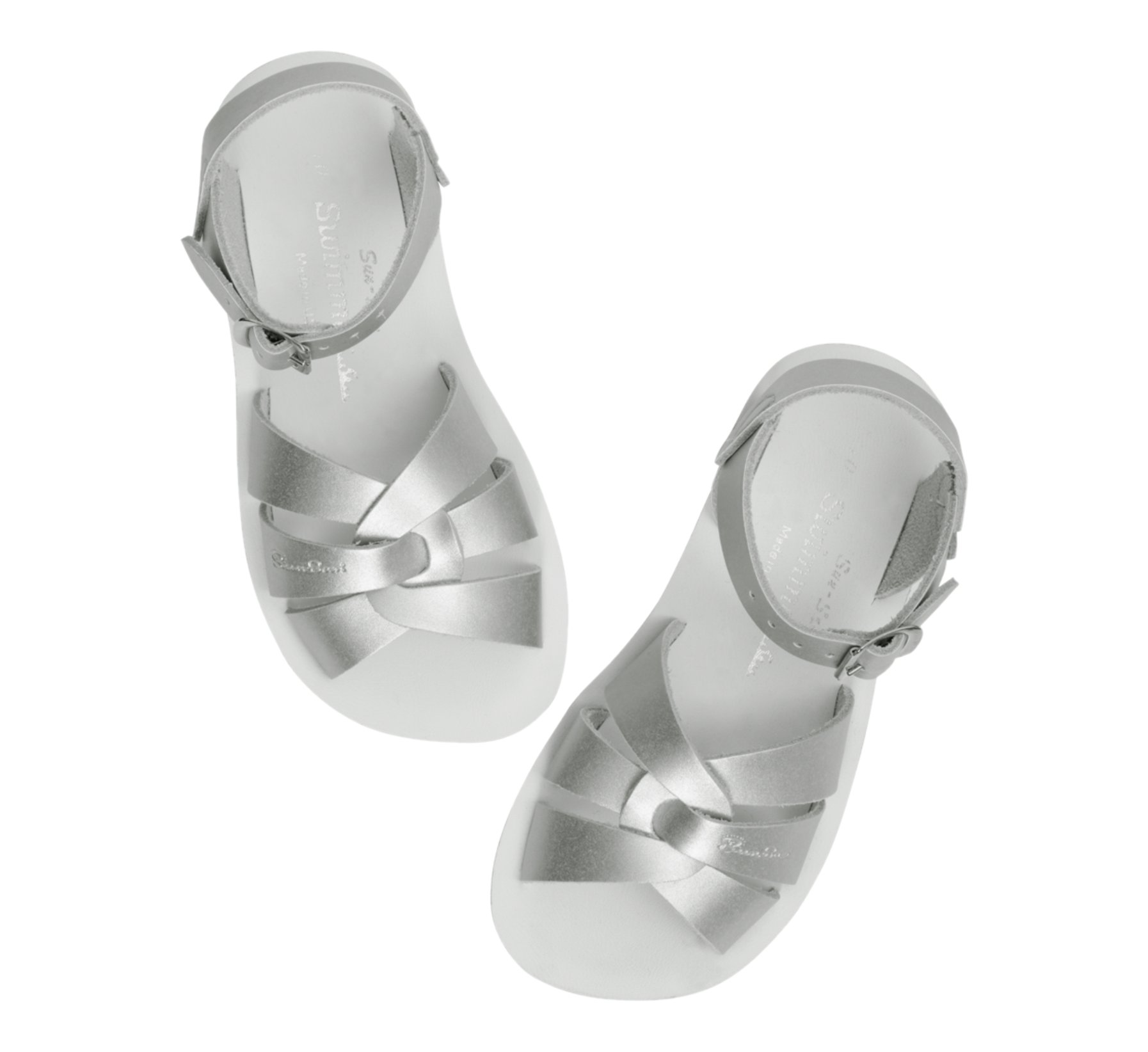 Swimmer Silver Kids Sandals - Salt Water Sandals