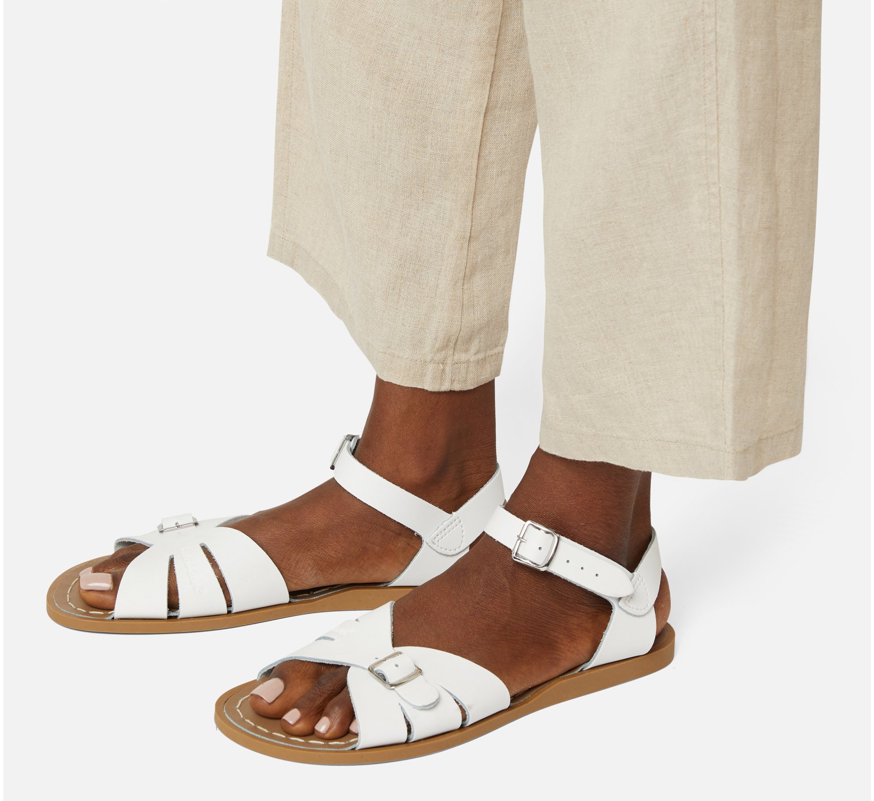 Classic White Sandal - Salt Water Sandals