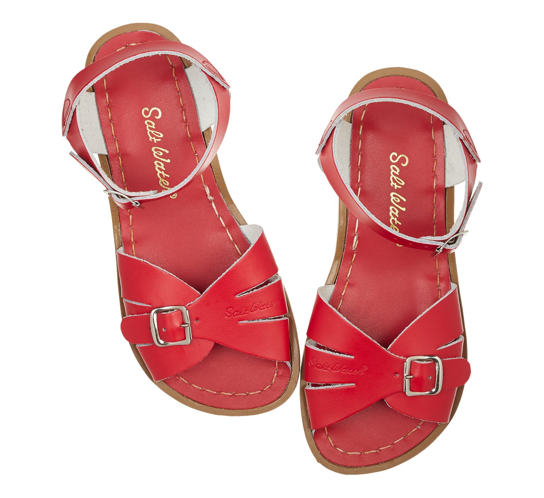 Classic Red Kids Sandals - Salt Water Sandals