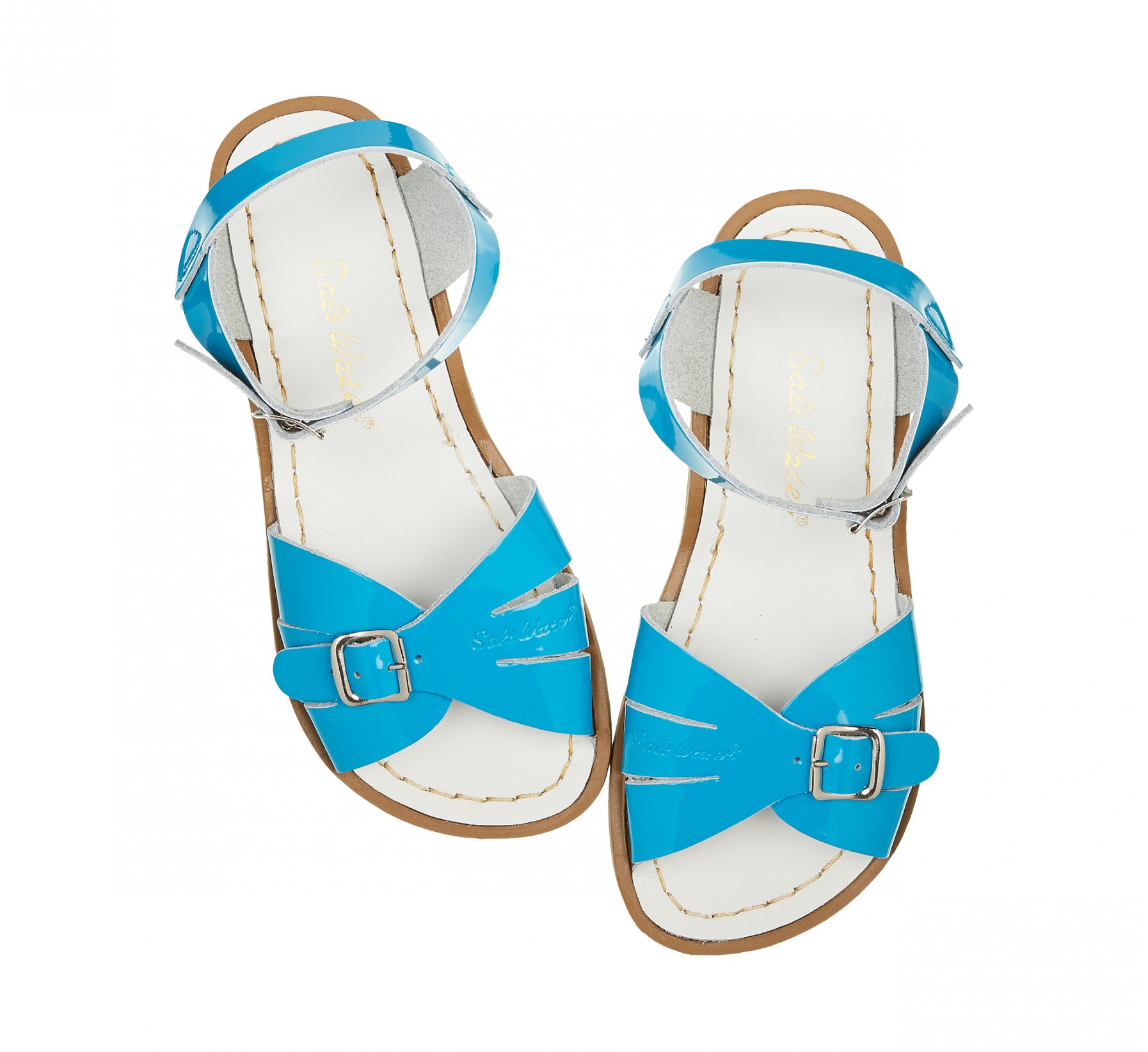 Classic Shiny Turquoise Sandal - Salt Water Sandals