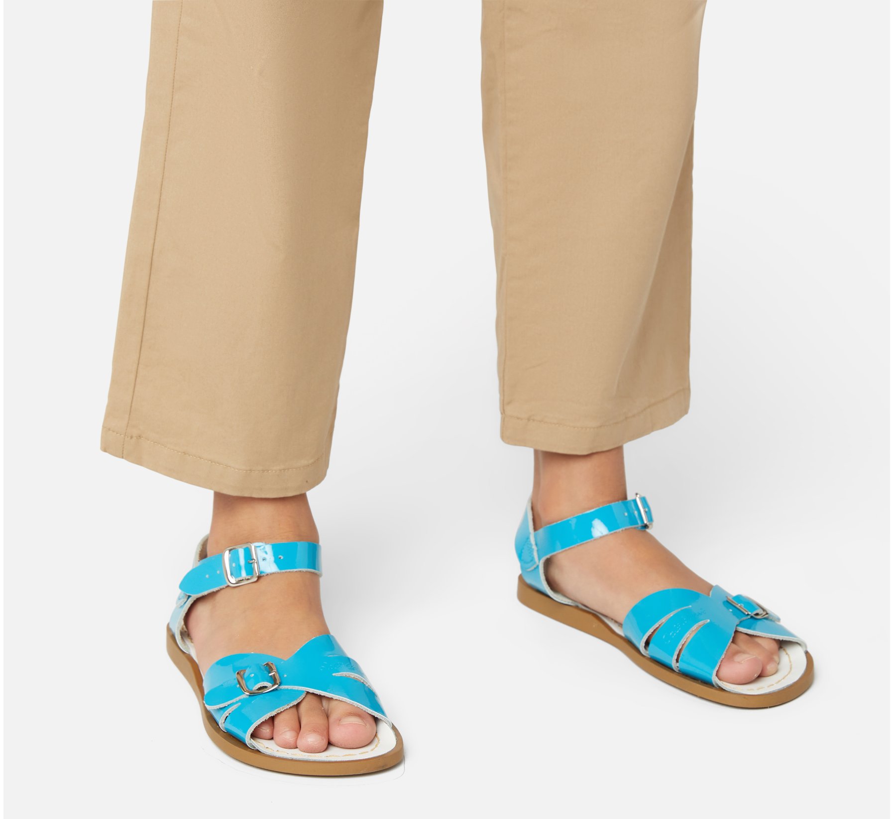 Classic Shiny Turquoise  - Salt Water Sandals