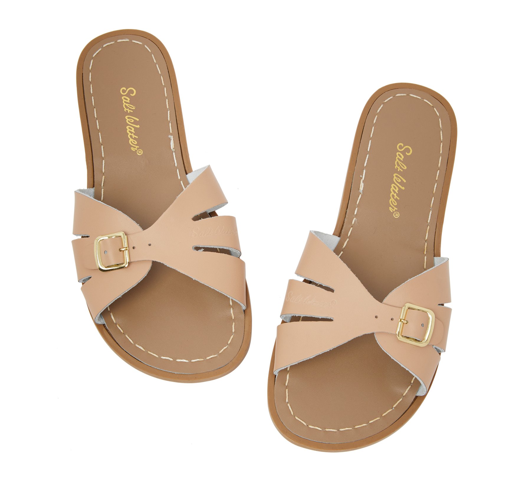 Classic Slide Femmes Sandales Latte - Salt Water Sandals