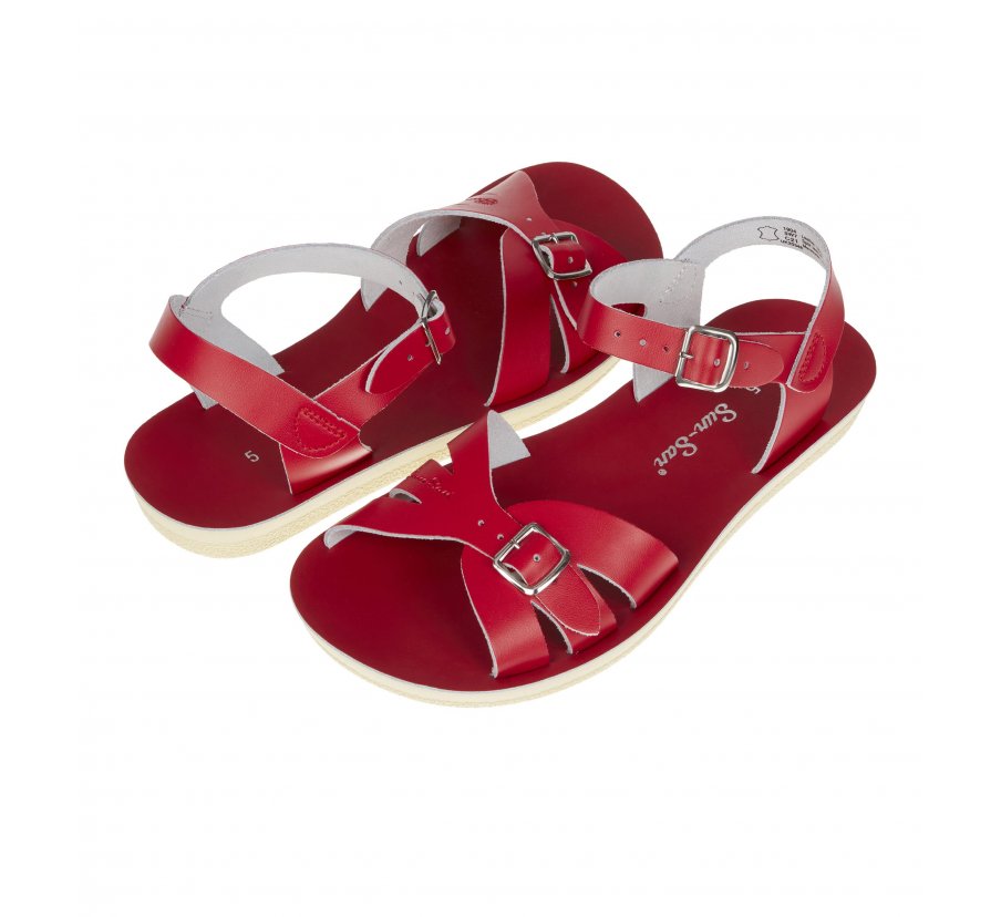 Boardwalk Red Womens Sandals - Salt-Water Sandals Shop